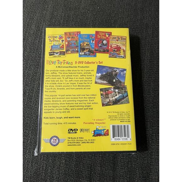 I Love Toy Trains 5 DVD Boxed Set Complete Series 1-Final children award winning - Picture 2 of 4